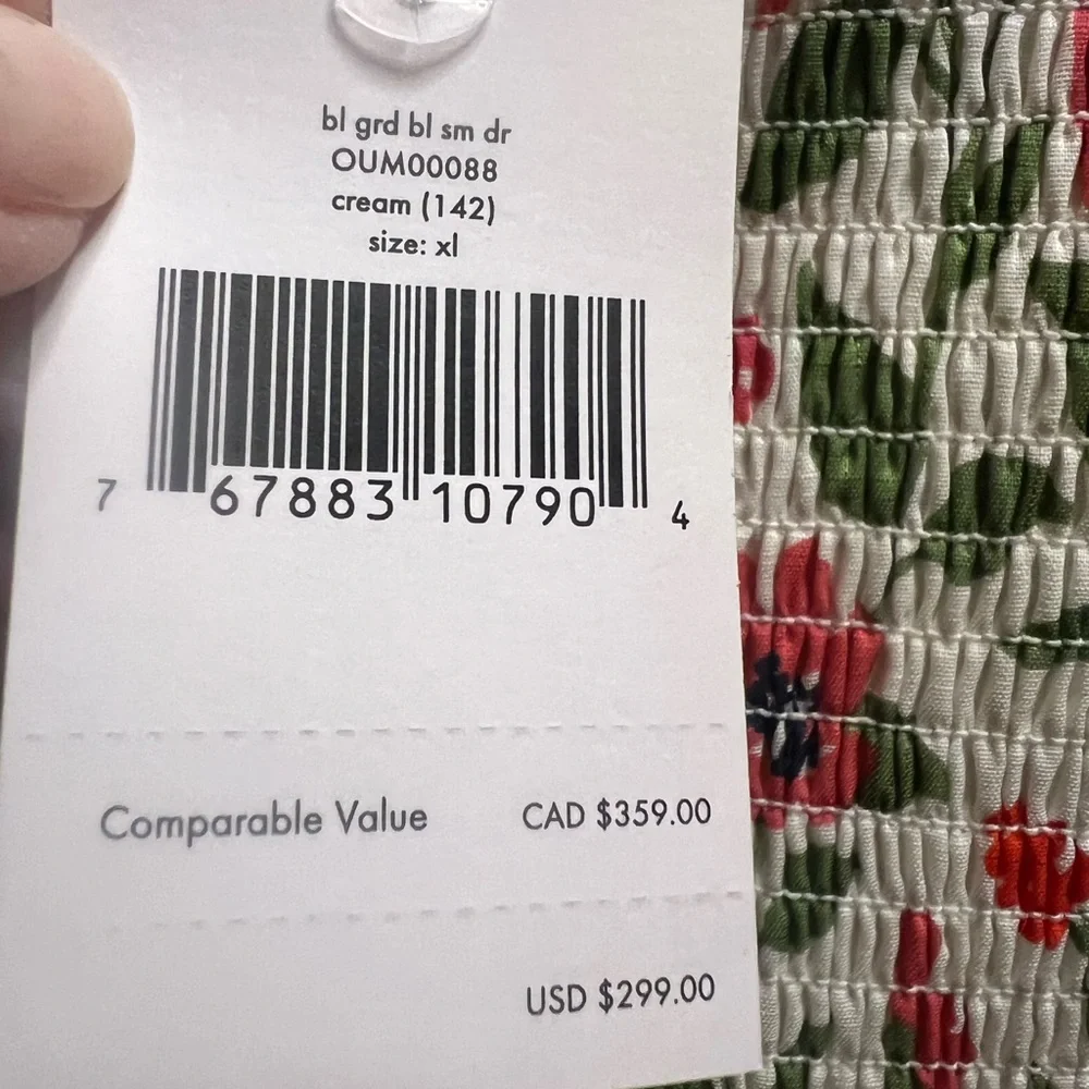 Kate Spade Bold Garden Blooms
Smocked Dress with pockets. Sz XL NWT Was $299 - Picture 5 of 5